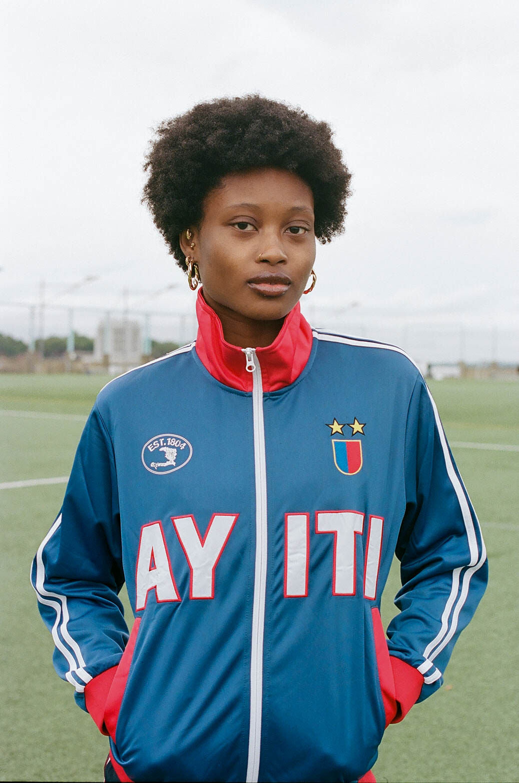 AYITI TRACK JACKET [BLUE]